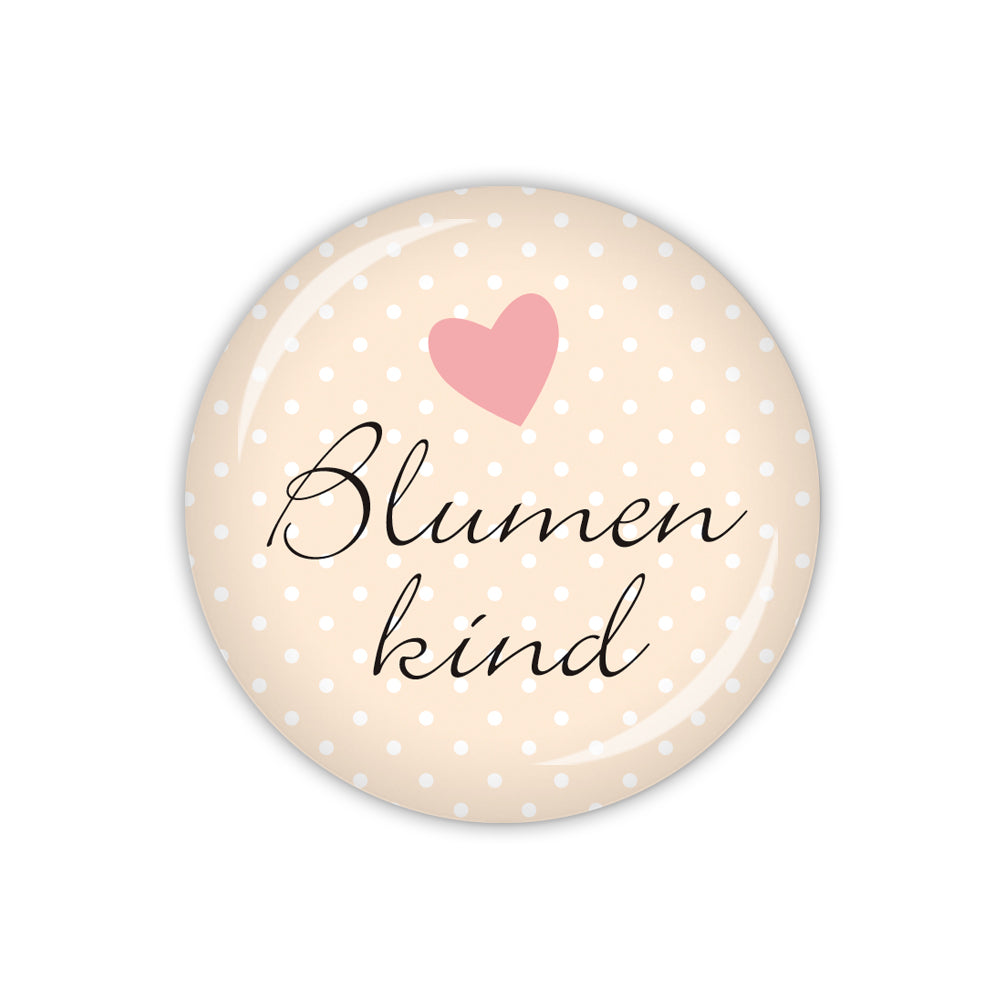 Button I DO Blumenkind