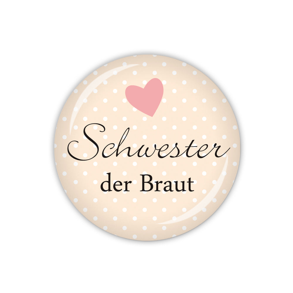 Button I DO Schwester der Braut