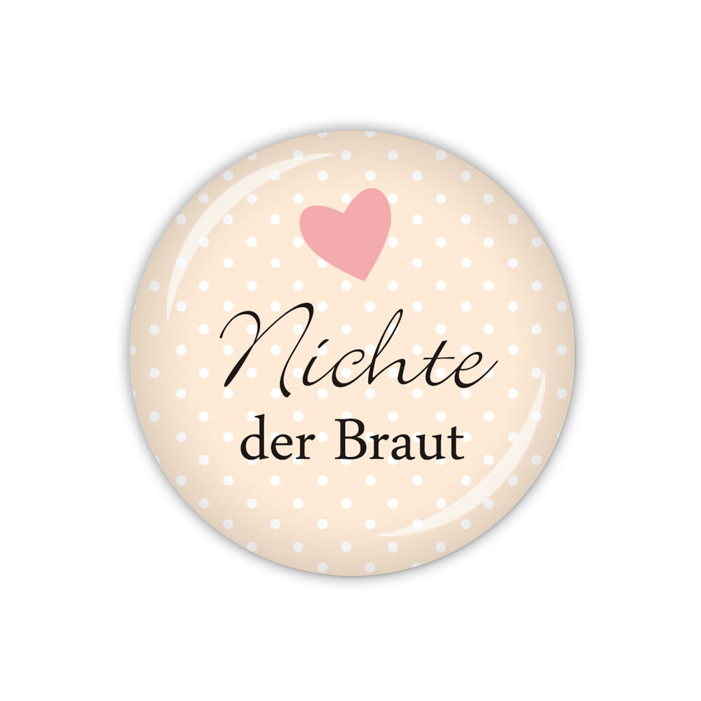 Button I DO Nichte der Braut