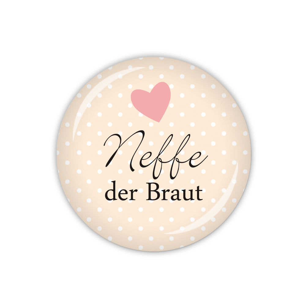 Button I DO Neffe der Braut