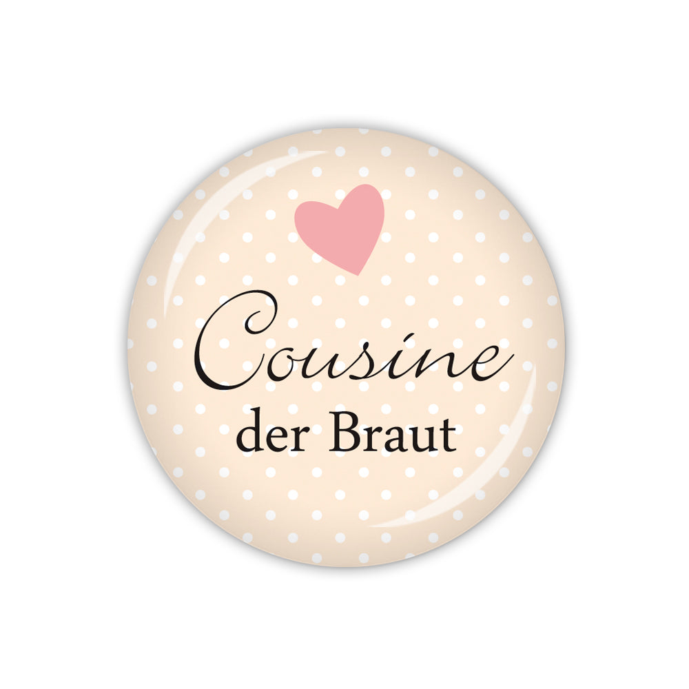 Button I DO Cousine der Braut