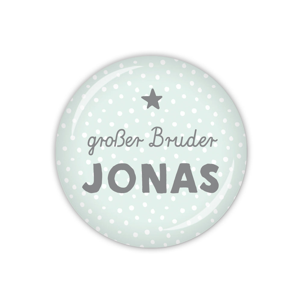 Button STROLCHE großer Bruder & Wunschname