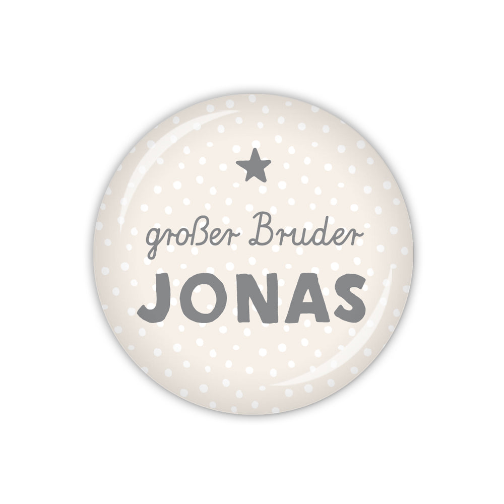 Button STROLCHE großer Bruder & Wunschname