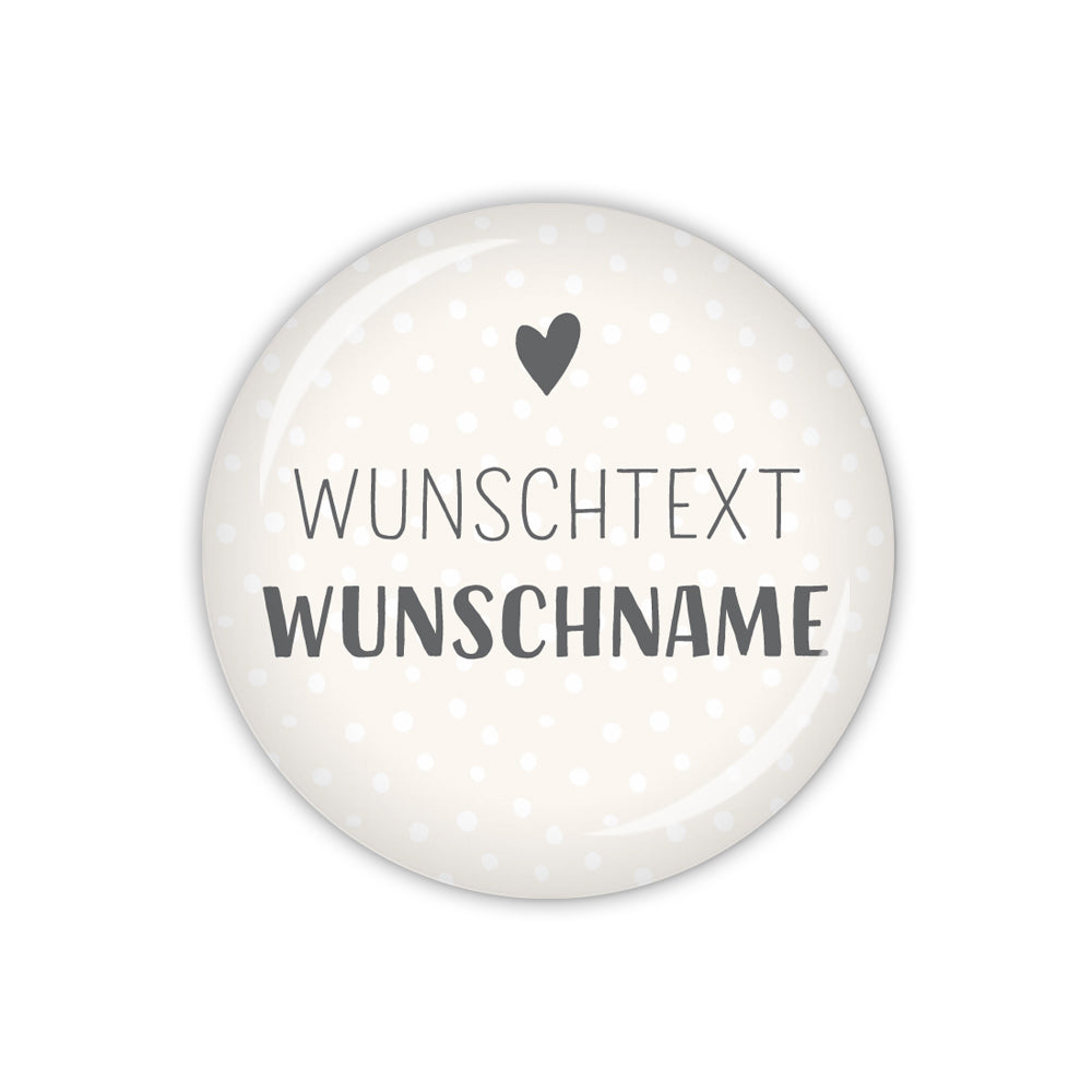 Button PFLEGEHELDEN Wunschtext & Wunschname