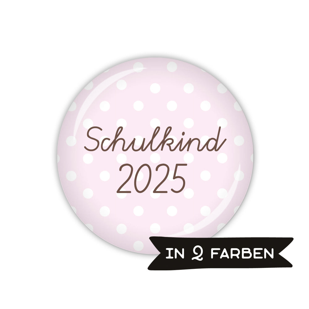 Button PÜNKTCHEN Schulkind 2025