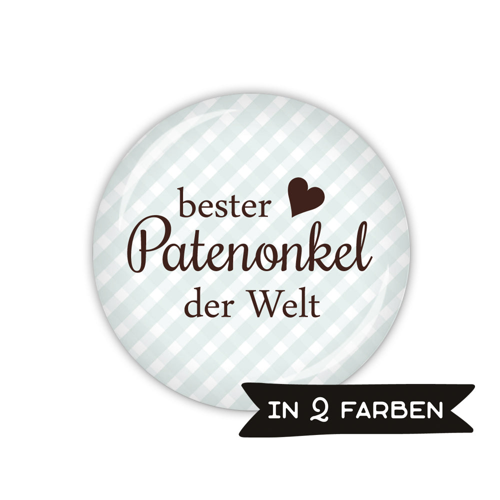 Button VICHY bester Patenonkel der Welt