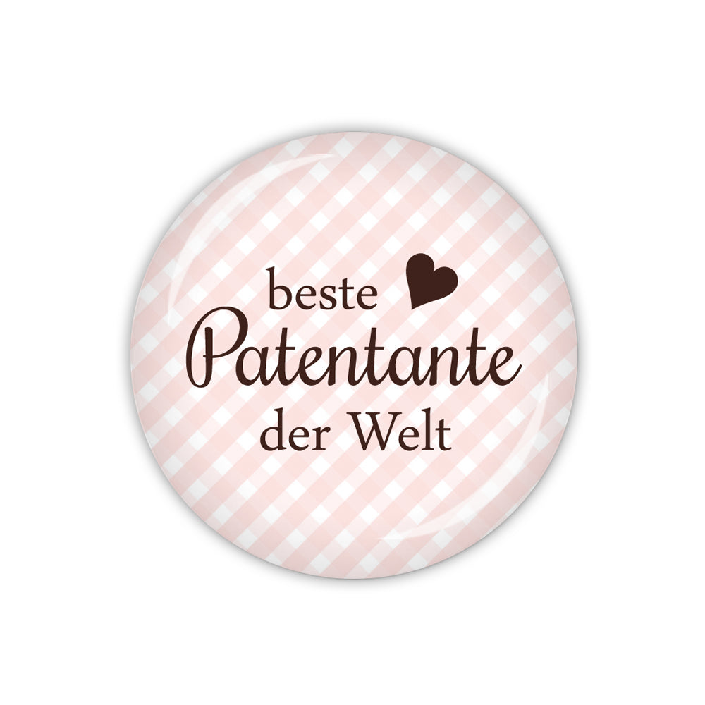 Button VICHY beste Patentante der Welt