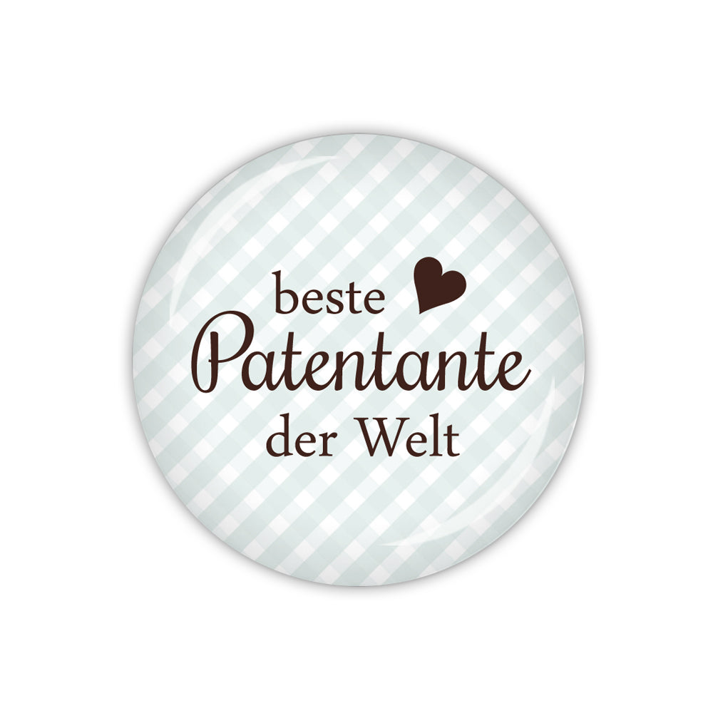 Button VICHY beste Patentante der Welt