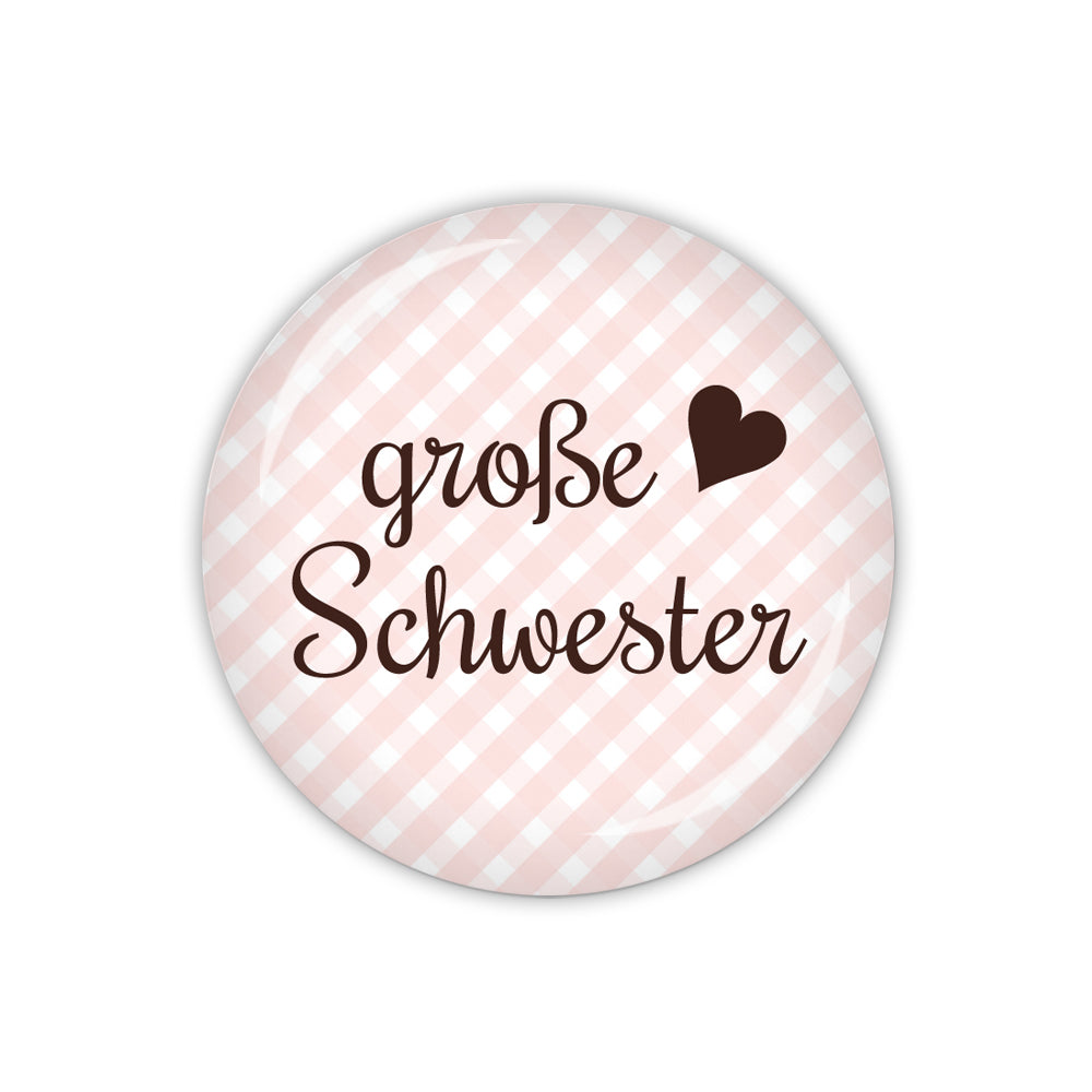 Button VICHY große Schwester