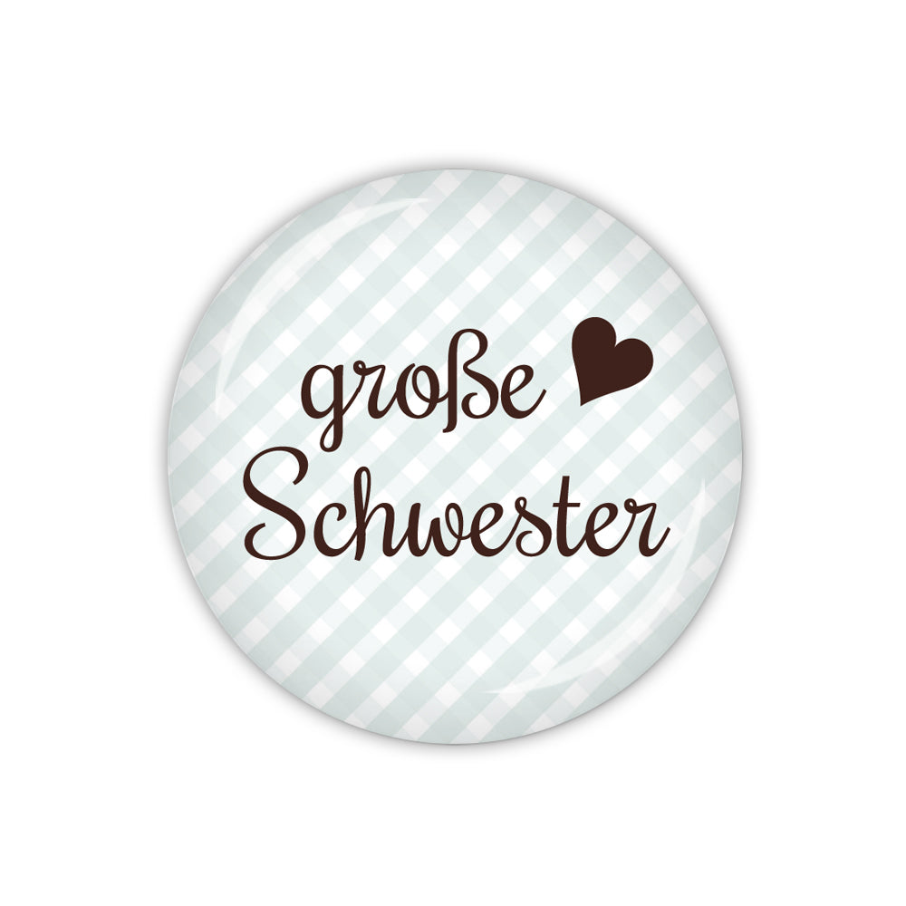 Button VICHY große Schwester