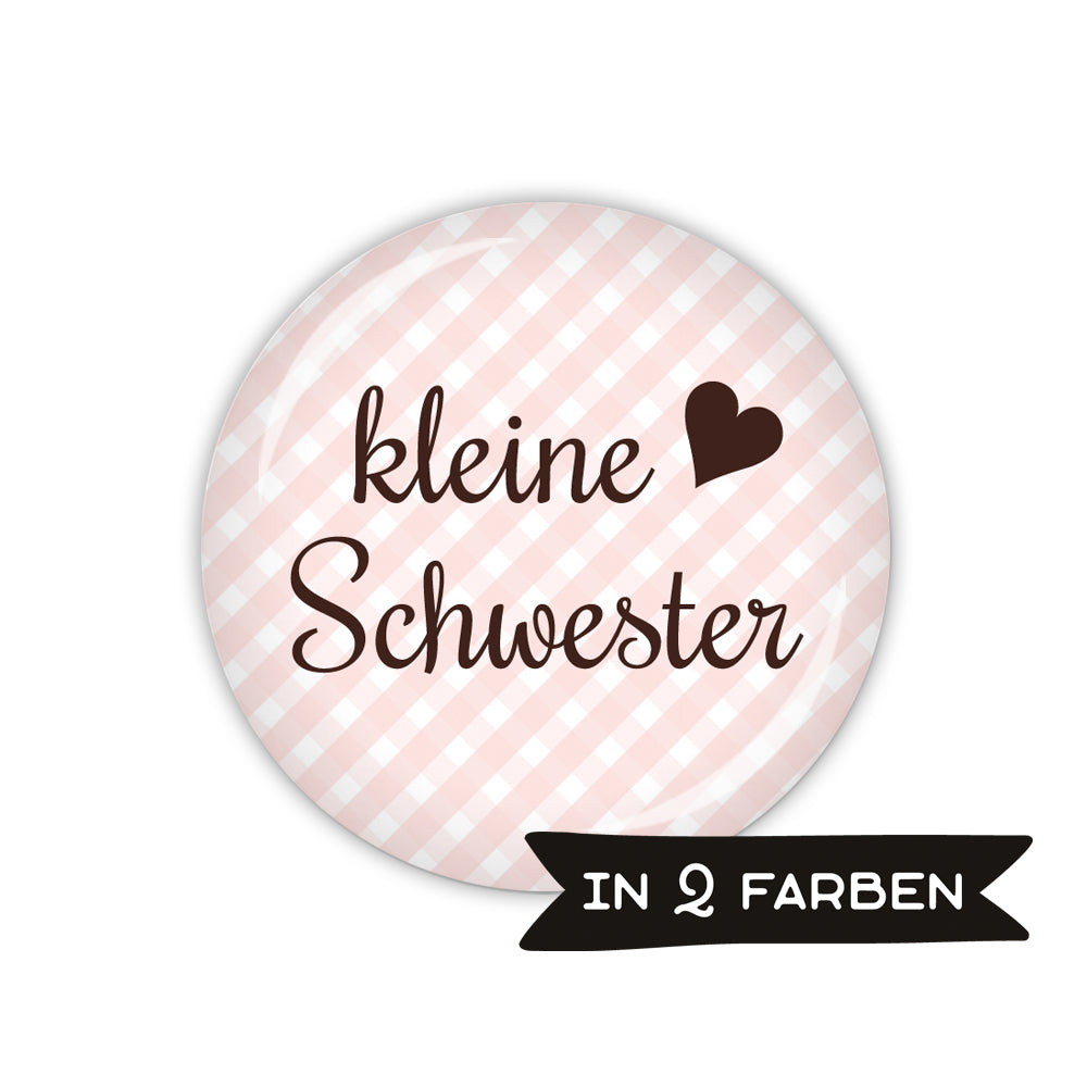 Button VICHY kleine Schwester