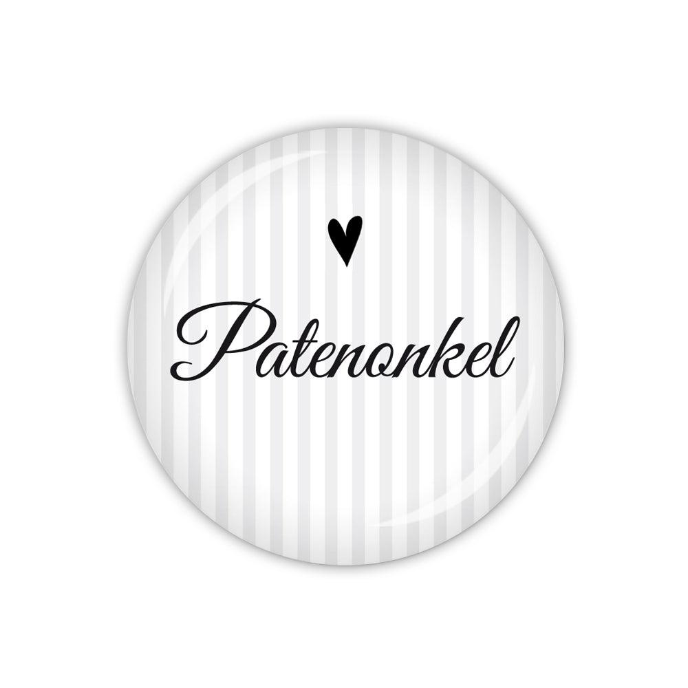 Button STRIPES Patenonkel