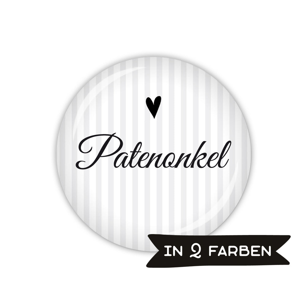 Button STRIPES Patenonkel