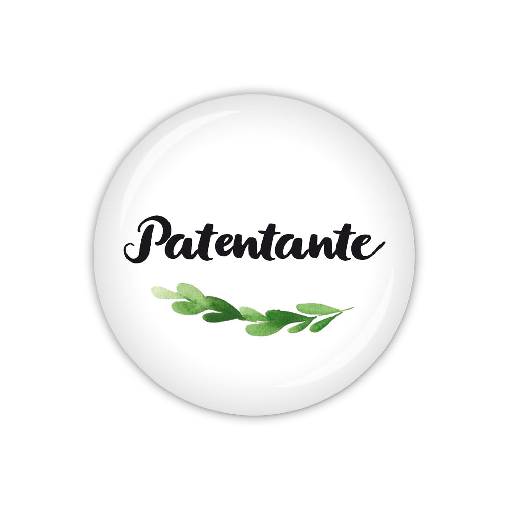 Button GREENERY Patentante