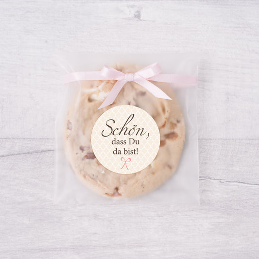 10 Aufkleber DARLING Schön, dass Du da bist!