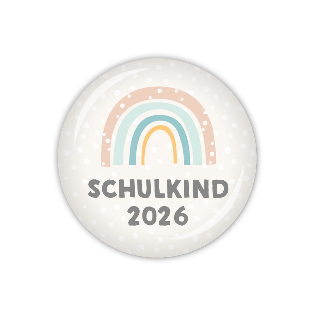 Button RAINBOW Schulkind 2026
