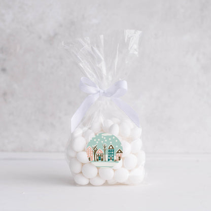 10 Aufkleber CHRISTMAS IN TOWN